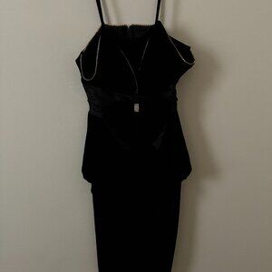 Blacket velvet vintage coctail dress - perfect for the holidays